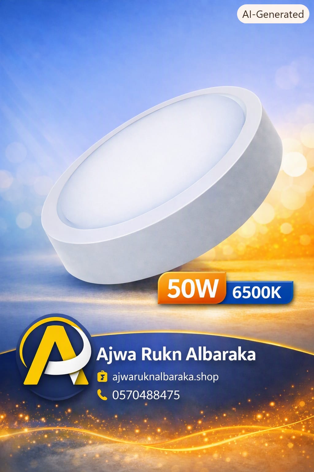 50W PANEL 6500K K-ONE